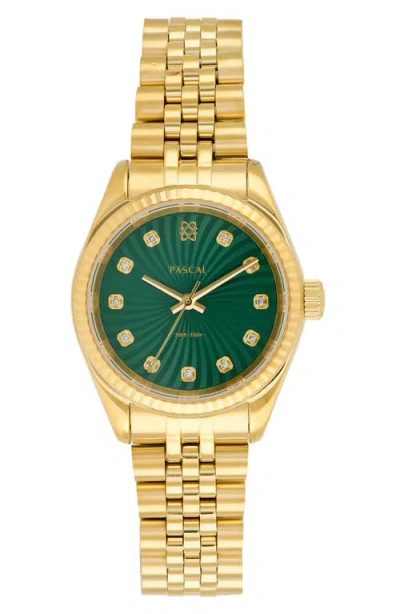 Pascal Timeless Classic Lab Grown Diamond Bracelet Watch, 31mm In Orange