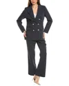Pascale La Mode 2pc Blazer & Pant Set In Blue
