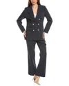 Pascale La Mode 2pc Blazer & Pant Set In Blue