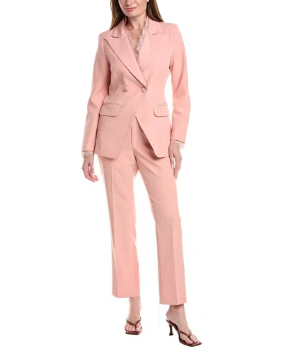 Pascale La Mode 2pc Jacket & Pant Suit In Multi