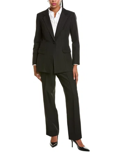 Pascale La Mode 2pc Single Button Blazer & Pant Set In Black