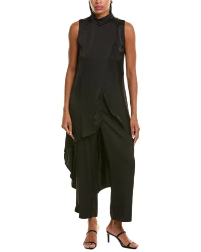 Pascale La Mode 2pc Suit Pant Set In Black