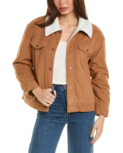 Pascale La Mode Corduroy Jacket In Brown