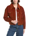 Pascale La Mode Corduroy Jacket In Burgundy