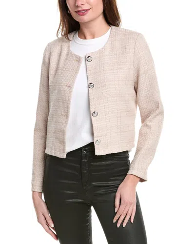 Pascale La Mode Crop Jacket In Beige