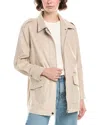 Pascale La Mode Full Zip Short Jacket In Neutral