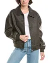 Pascale La Mode Moto Jacket In Brown
