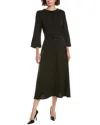 Pascale La Mode Premium Midi Dress In Black