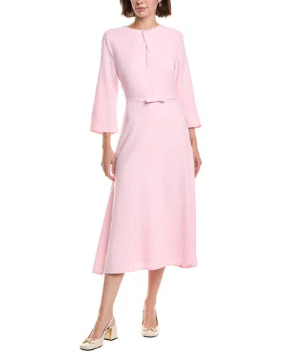 Pascale La Mode Premium Midi Dress In Pink