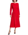 Pascale La Mode Premium Midi Dress In Red