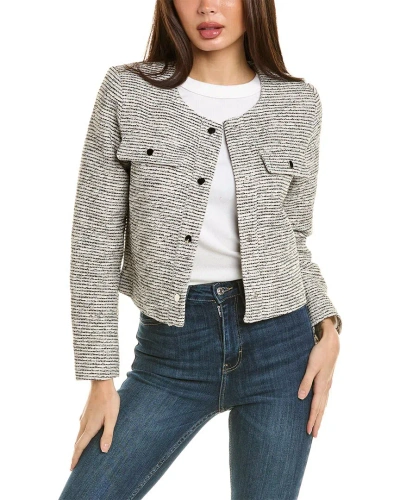 Pascale La Mode Short Blazer In Grey