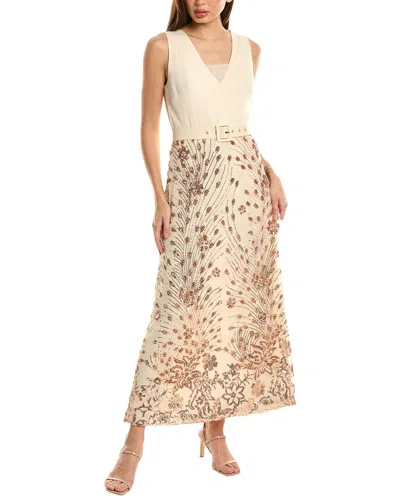 Pascale La Mode Tulle Skirt Maxi Dress In White