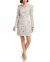 Pascale La Mode Tweed Mini Dress In Multi