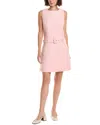 Pascale La Mode Tweed Mini Dress In Pink