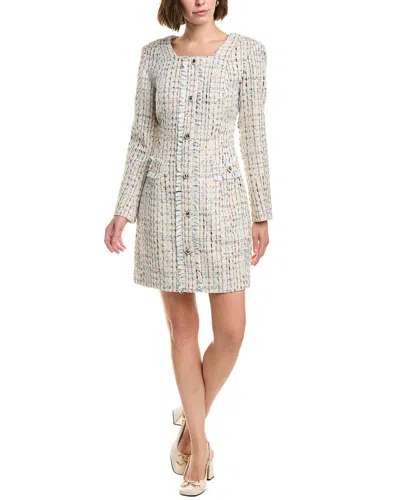 Pascale La Mode Tweed Mini Dress In Animal Print