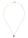 Pascale Monvoisin 14k Yellow Gold Orso Ruby And Diamond Necklace In Gold