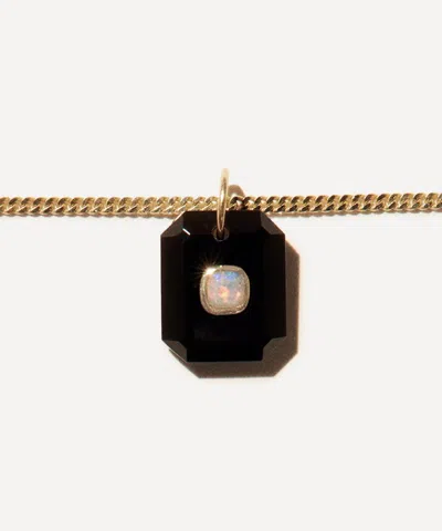 Pascale Monvoisin 9ct Gold Anton N'1 Black Onyx Pendant Necklace