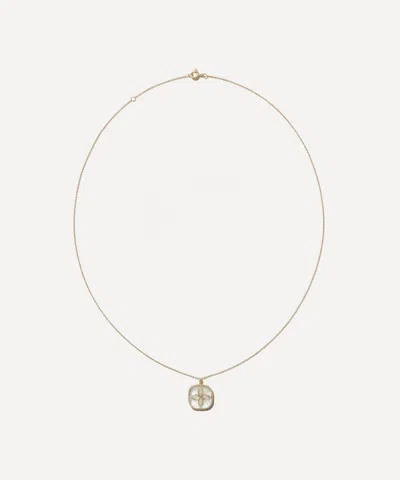 Pascale Monvoisin 9ct Gold Bowie Moonstone Pendant Necklace