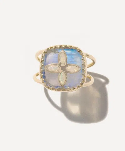 Pascale Monvoisin 9ct Gold Bowie N'2 Moonstone Ring