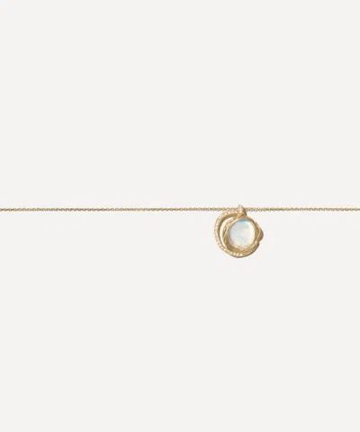 Pascale Monvoisin 9ct Gold Gaia N'3 Moonstone Necklace