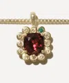 Pascale Monvoisin 9ct Gold Robin Garnet Necklace In Gold