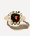 Pascale Monvoisin 9ct Gold Robin No 1 Garnet Ring In Gold