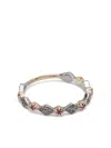 Pascale Monvoisin 9k Yellow Gold Ava No. 1 Sapphire And Diamond Ring In Gold