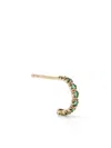 Pascale Monvoisin 9kt Yellow Gold Emerald Hoop Earring In Gold