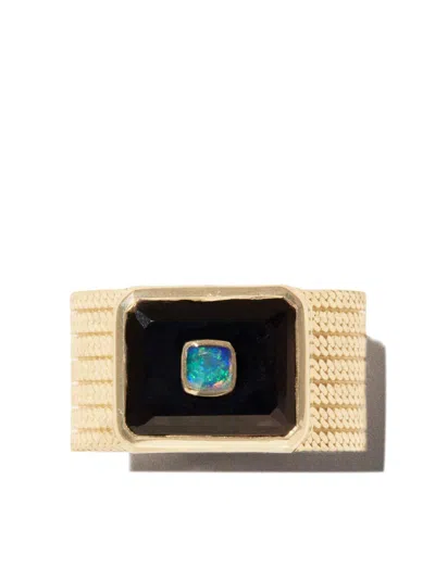 Pascale Monvoisin 9k Yellow Gold Onyx Ring