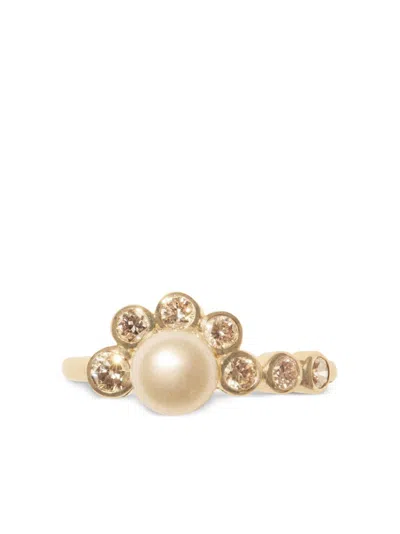 Pascale Monvoisin 9k Yellow Gold Pearl Ring