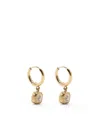 Pascale Monvoisin 9kt Yellow Gold Pierrot Diamond Drop Earring In Gold