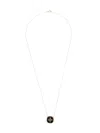 Pascale Monvoisin 9kt Rose Gold Bowie Diamond Cross Necklace In Black Rose Gold
