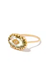 Pascale Monvoisin 9kt Yellow Gold Amy Diamond And Amethyst Ring In Gold