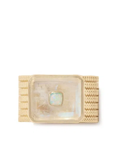 Pascale Monvoisin 9kt Yellow Gold Anton Moonstone Cocktail Ring