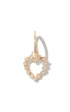 Pascale Monvoisin 9kt Yellow Gold Billie Earring Diamond In White