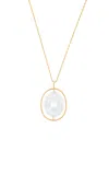 Pascale Monvoisin 9kt Yellow Gold L'amour N°1 Necklace Crystal