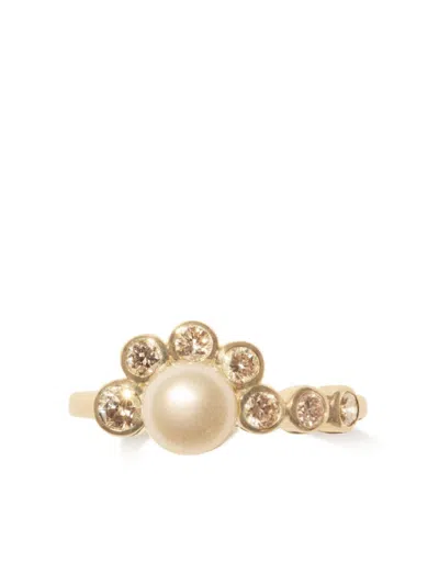 Pascale Monvoisin 9kt Yellow Gold Martha Pearl Cocktail Ring
