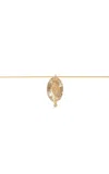 Pascale Monvoisin 9kt Yellow Gold Souad Necklace Green Amethyst