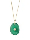Pascale Monvoisin 14kt Yellow Gold Orso Onyx And Diamond Necklace In Gold