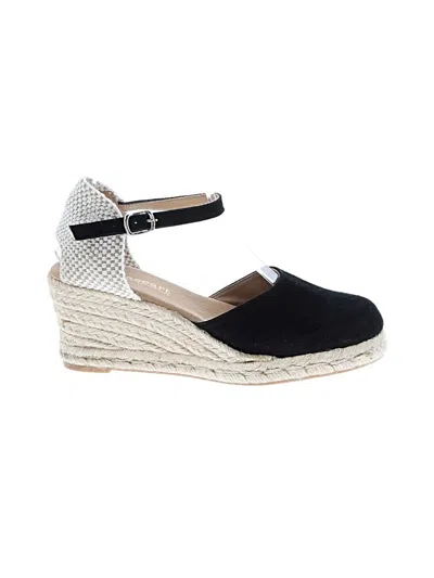 Pre-owned Paseart Wedges In Black