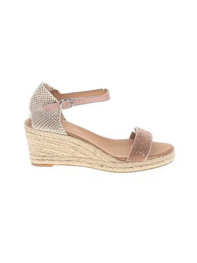Pre-owned Paseart Wedges In Pink