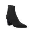 Pashion Footwear The Bootie 3" Block Heel In Coal Knit
