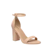 Pashion Footwear The Pashionista 4" Block Heel In Sand Leather
