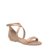 Pashion Footwear The Sandal 4" Block Heel In Latte Leather