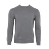 Pashmere Men's  Cashmere Crewneck In Pearl Grey