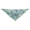 Pashmisy Women's Green / White Botanical Symphony Silk Bandana In Sage In Green/white