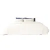 Pasithea Sleep Australian King Bamboo Sheet Set, With 2 Pillow Slips. In Uk Super King - White In White