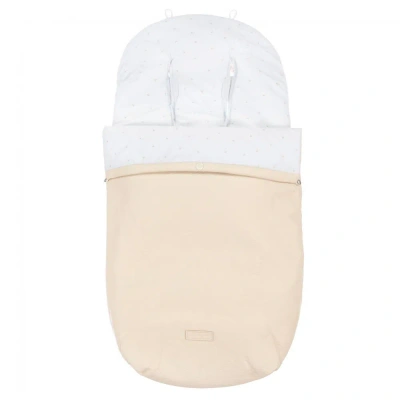 Pasito A Pasito Babies'  Beige Stroller Footmuff (91cm) In Multi