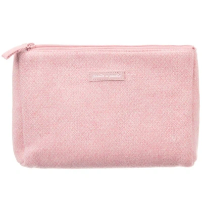 Pasito A Pasito Babies'  Girls Bohemian Wash Bag (25cm) In Pink