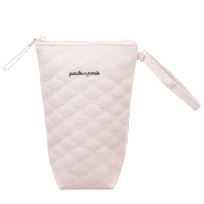 Pasito A Pasito Girls Ines Baby Bottle Bag (21cm) In Pink